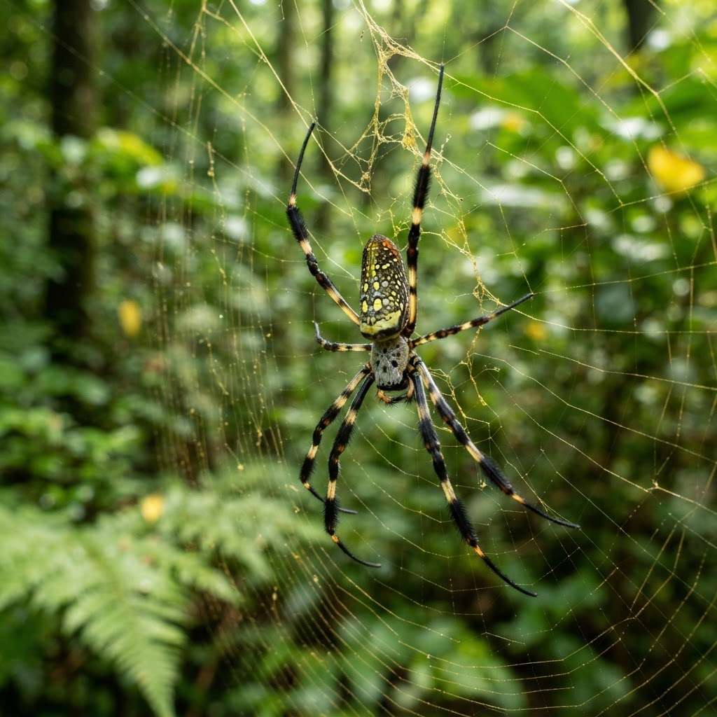 Japan — A Real Spider Behind the Yokai
