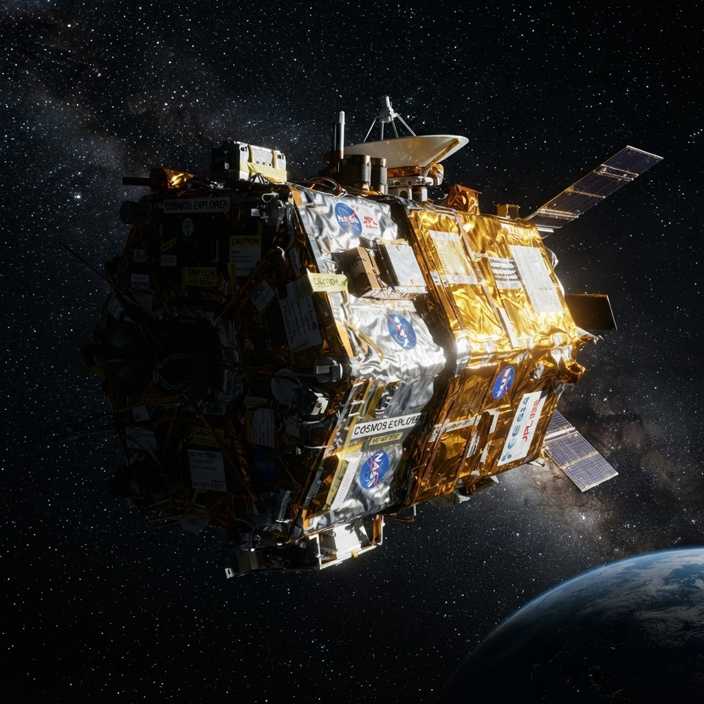 Planck Satellite — Cosmic Microwave Background Map